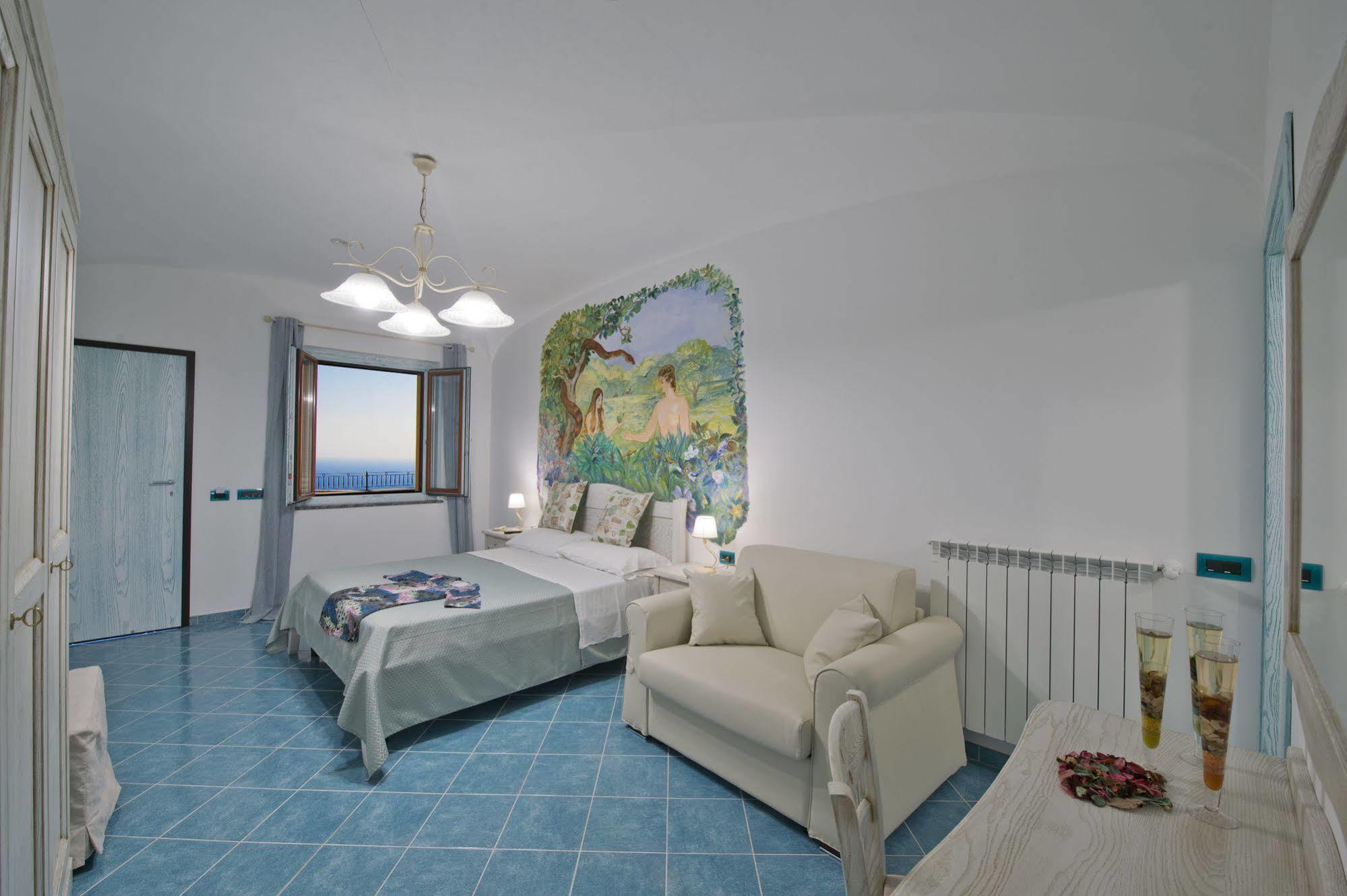 La Mela Blu Bed and Breakfast Furore Εξωτερικό φωτογραφία